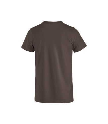 Clique Mens Basic T-Shirt (Dark Mocha)