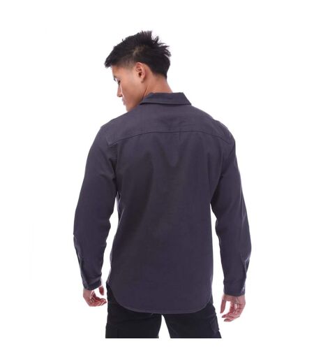 Mens Stretch Overshirt Navy Jack And Jones