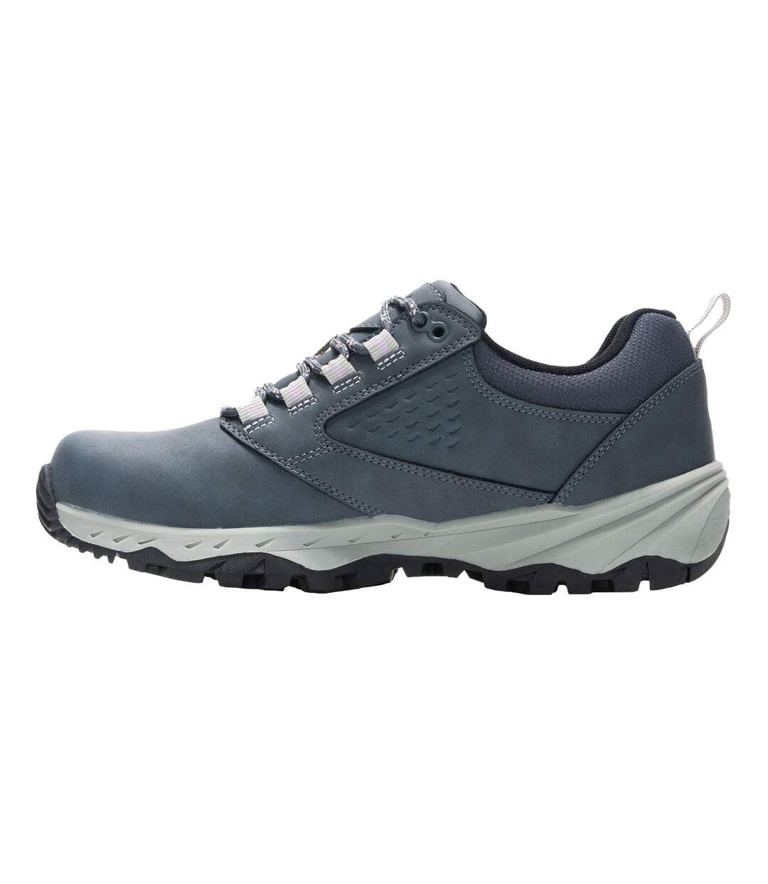 Womens/ladies Amble Synthetic Leather Waterproof Walking Shoes Storm Grey Powder Lilac Regatta-3