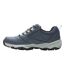 Womens/ladies Amble Synthetic Leather Waterproof Walking Shoes Storm Grey Powder Lilac Regatta-3