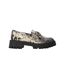 Womens/ladies Snake Print Loafers Light Beige Steve Madden-1