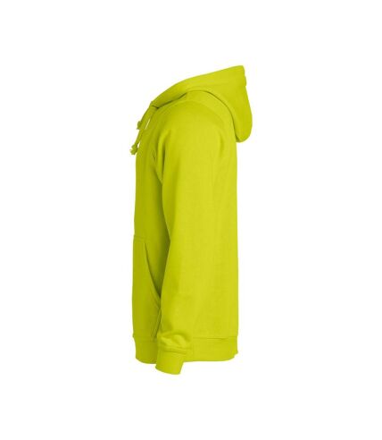 Sweat à capuche basic adulte vert fluo Clique