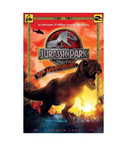 Jurassic Park - Poster (Multicolore) (91,5 cm x 61 cm) - UTPM6160
