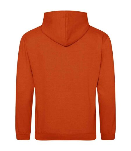 Sweat à capuche college adulte rouge orangé vif Awdis Awdis