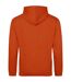 Sweat à capuche college adulte rouge orangé vif Awdis Awdis