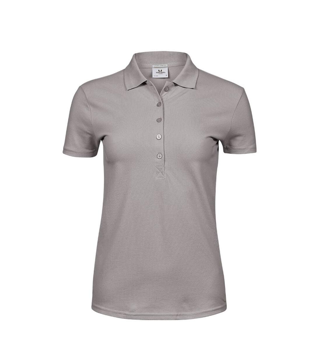 Polo Luxury Femme Beige Gris Tee Jays-1