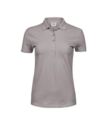 Polo Luxury Femme Beige Gris Tee Jays