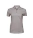 Polo Luxury Femme Beige Gris Tee Jays-1