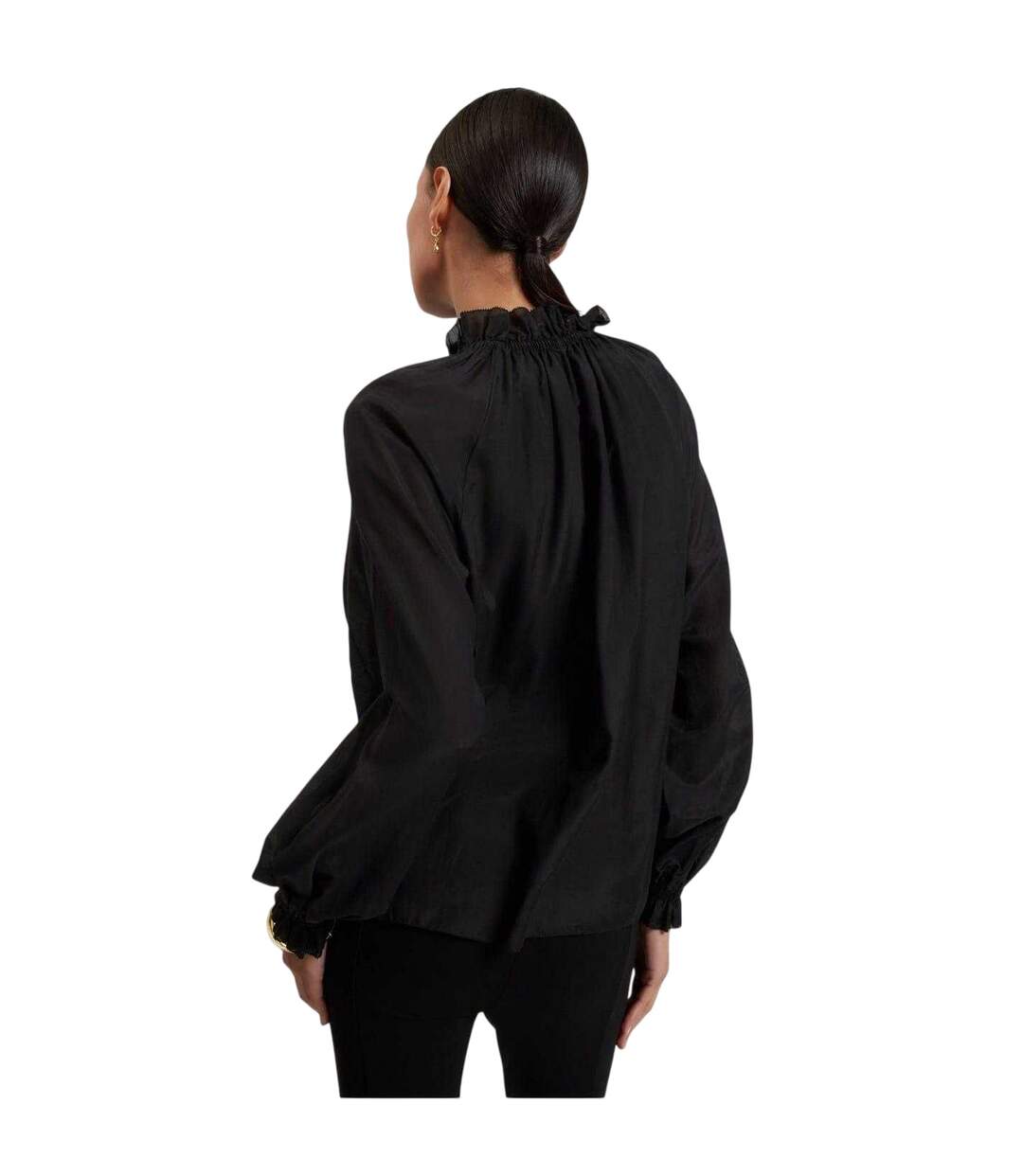 Blouse Manches Raglan Femme Noir Ted Baker-3