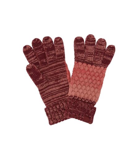 Regatta Womens/Ladies Frosty VII Winter Gloves (Mineral Red/Cabernet)