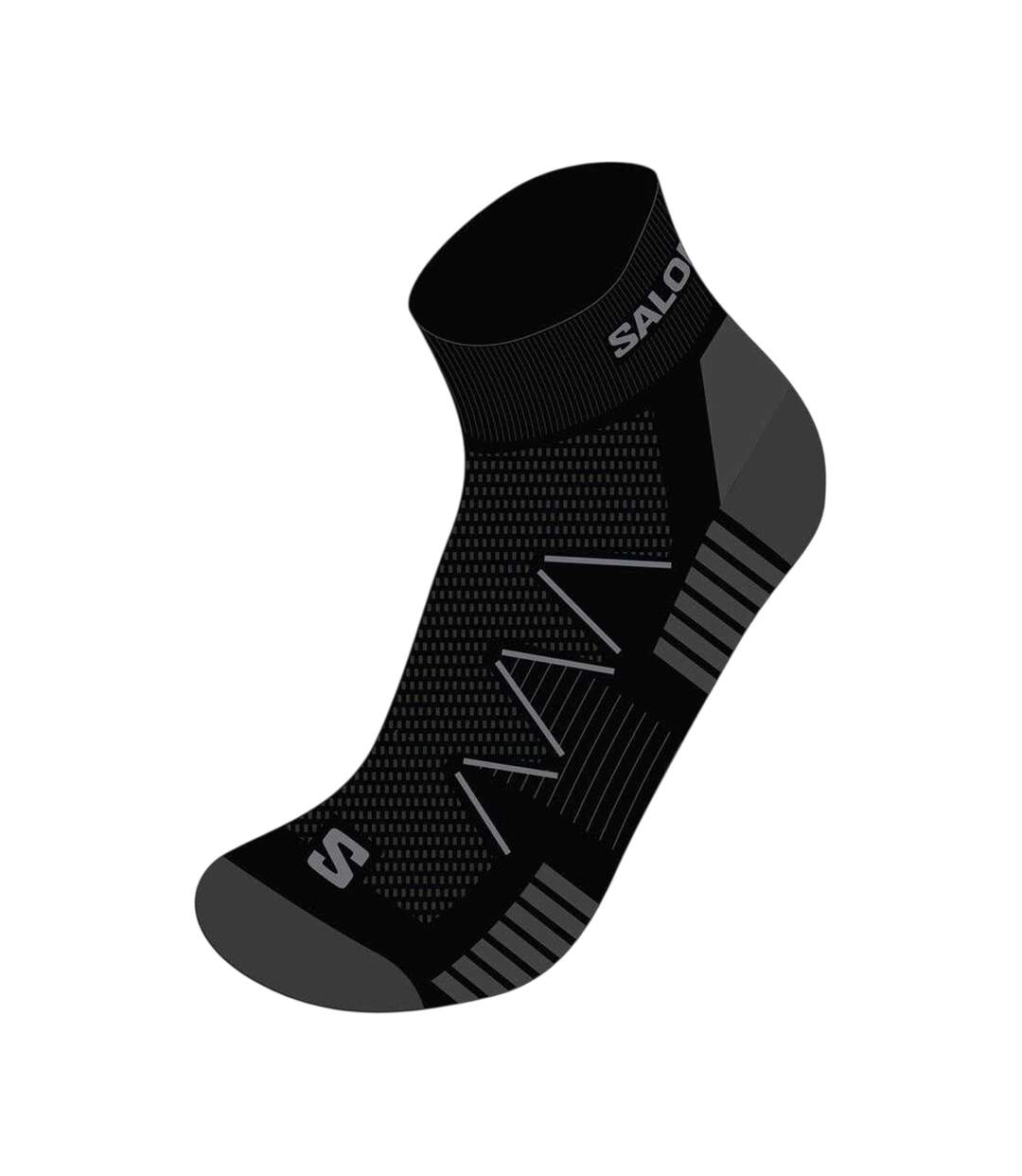 Lot De 2  Chaussettes Hornet Adulte Noir Gris Salomon-2