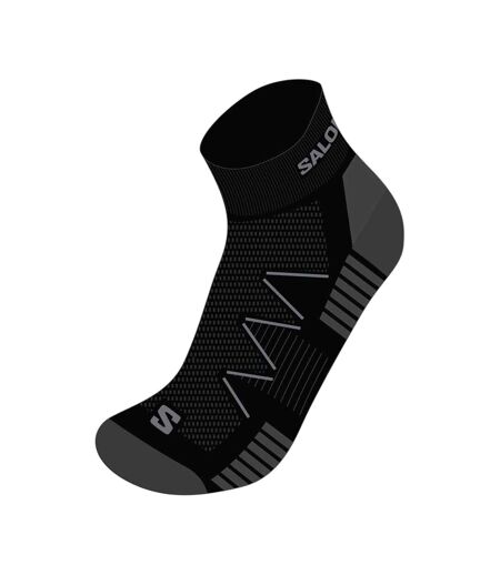 Lot De 2  Chaussettes Hornet Adulte Noir Gris Salomon