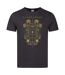 T-shirt Motif/style Sleep Token Caramel Floral Adulte Charbon Amplified-1