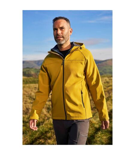 Mountain Warehouse Mens Exodus Waterproof Soft Shell Jacket (Soft Yellow) - UTMW762