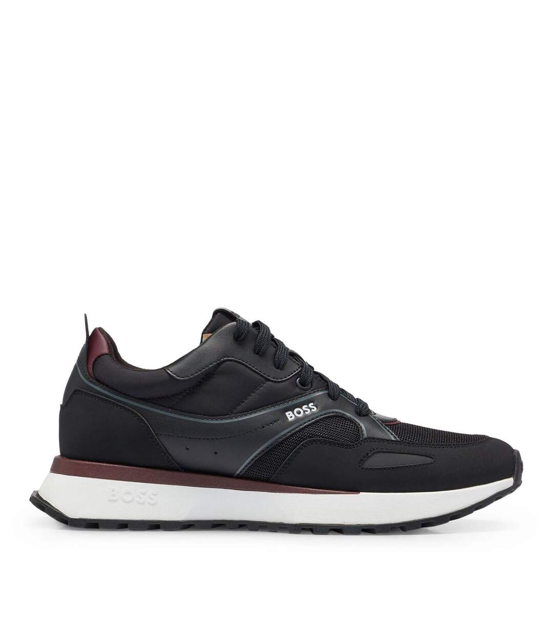 Baskets Jonah Homme Noir Marron Boss-1