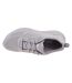 Womens/ladies Bobs Sport Squad Tough Talk Shoes Grey Skechers-3