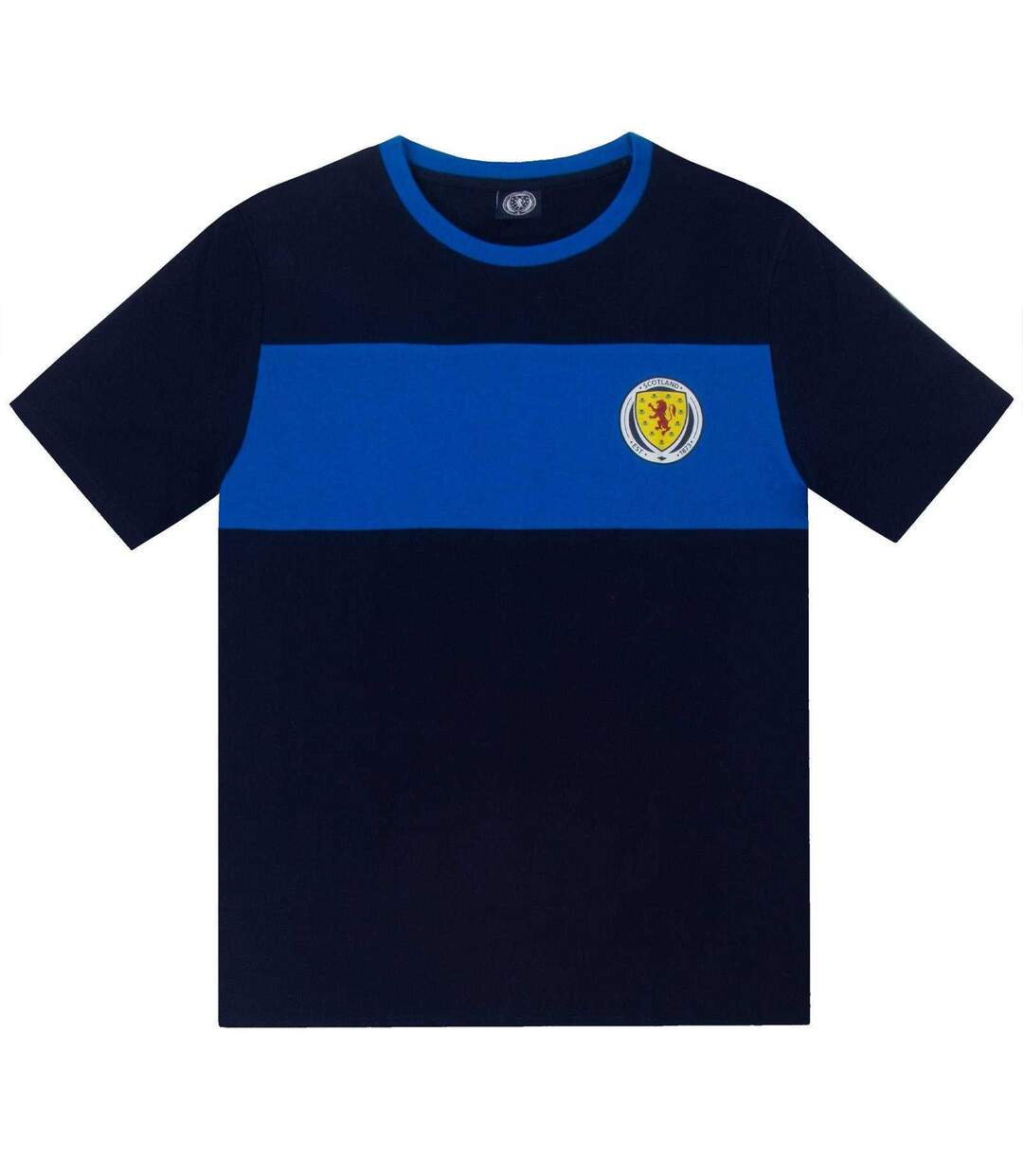 Ensemble De Pyjama Long Homme Bleu Marine Scottish FA-3