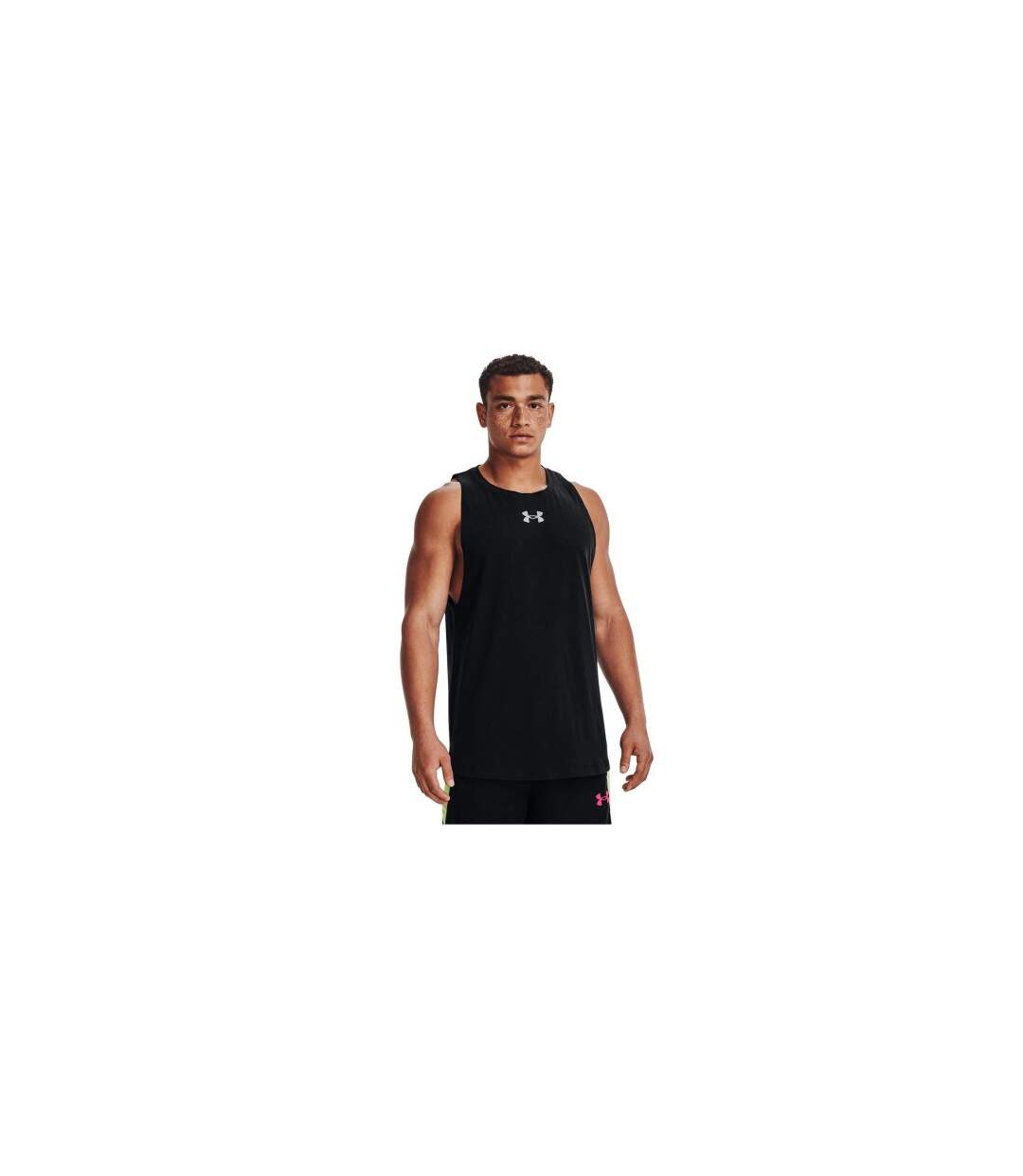 Mens Baseline Tank Top Black Under Armour-1