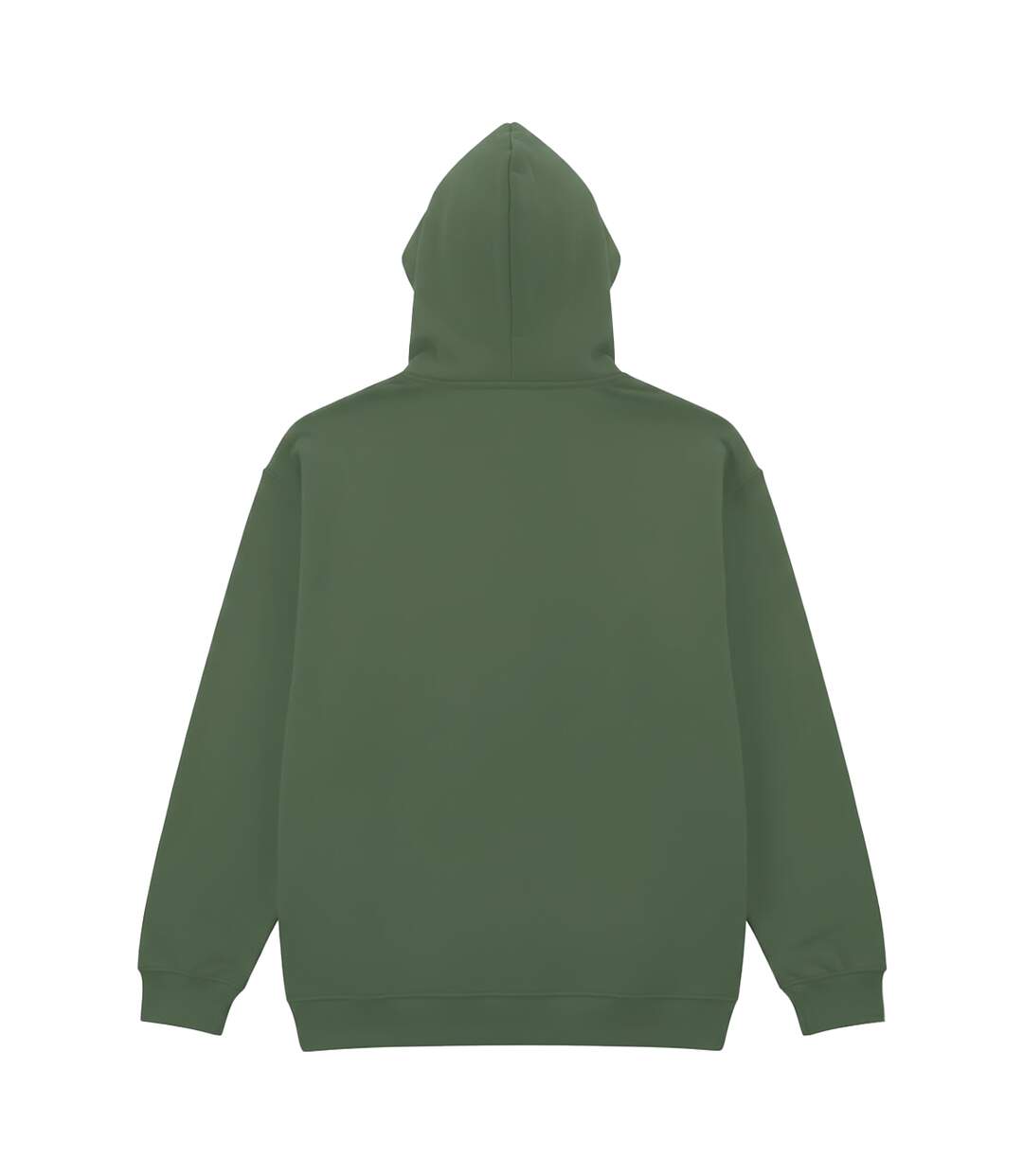 Sweat À Capuche Softstyle Homme Vert Kaki Gildan-2