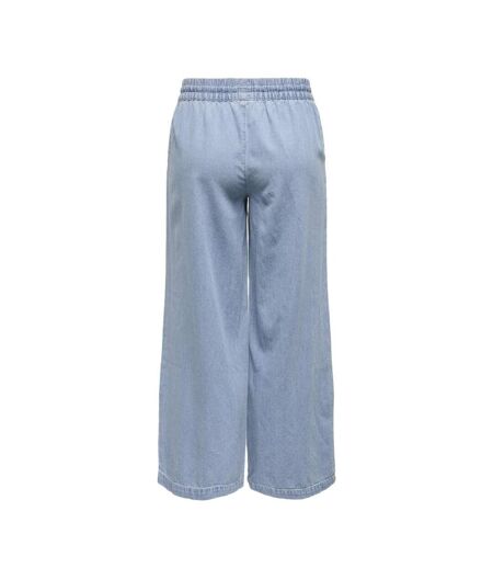 Pantalons fluide jean bleu femme jdy aiko