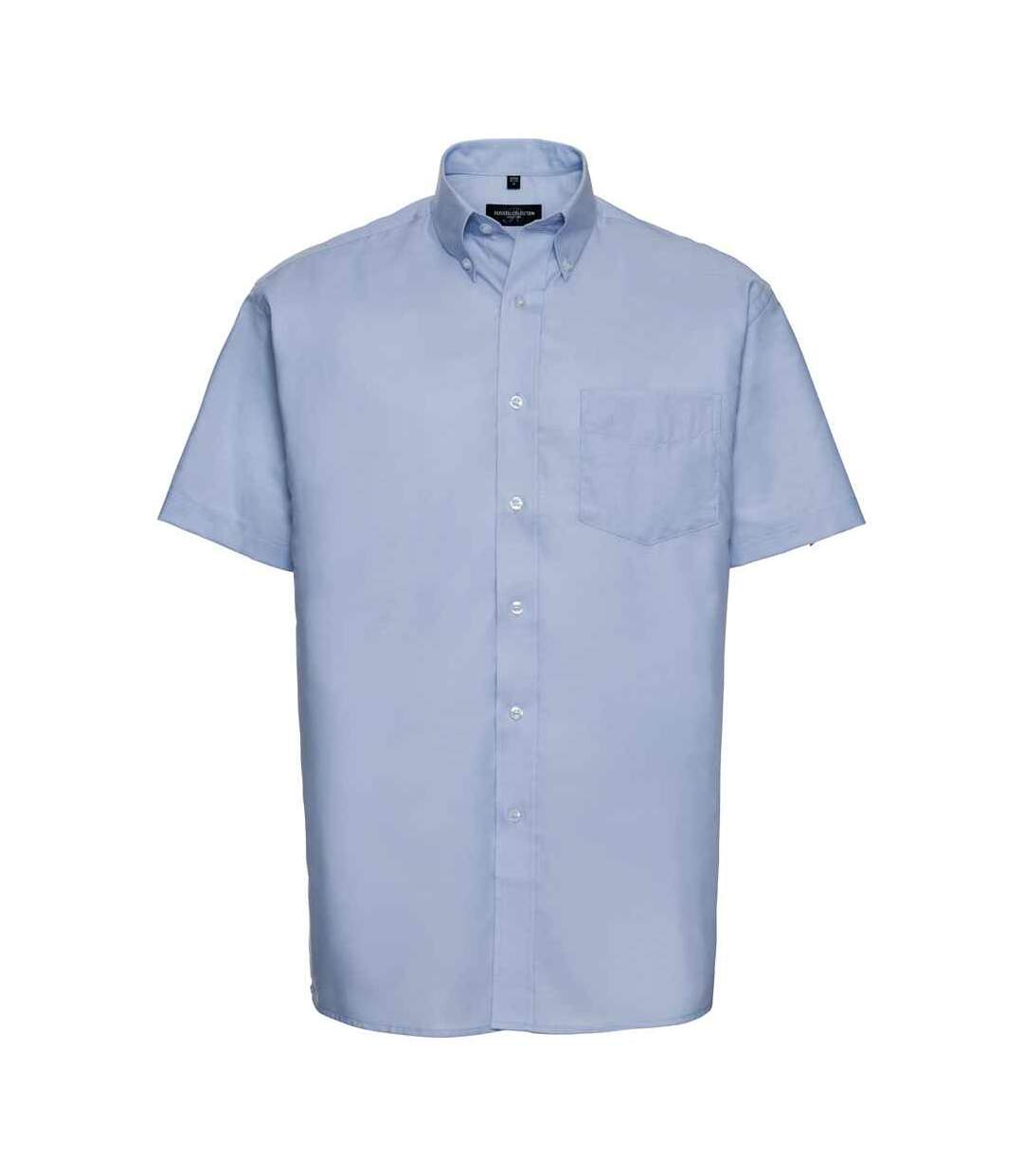 Chemise Classic Homme Bleu Oxford Russell Collection-1