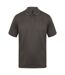Henbury Mens Coolplus® Pique Polo Shirt (Heather Charcoal)