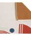 Tapis de Cuisine Antidérapant Nippon Line 60x90cm Blanc-3