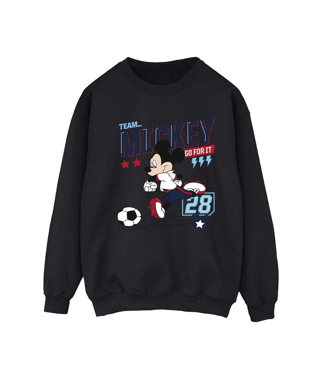 Disney Pantalon de survêtement Mickey Mouse Team Mickey Football Womens/Ladies (Noir) - UTBI28818-1
