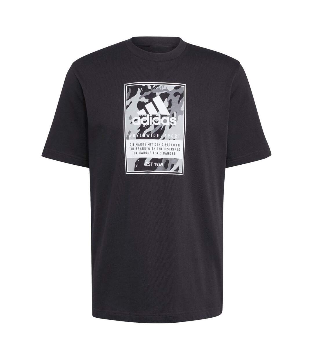 T-shirt Badge Of Sport Homme Noir Adidas-2