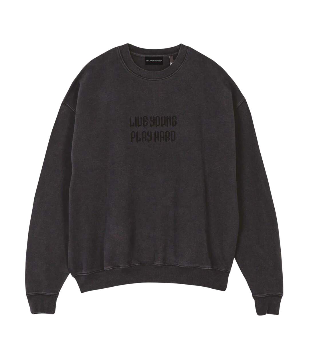 Sweat Manches Longues Motif/style Punk Homme Noir LY-2