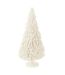 Sapin de Noël en Bois Arbre à Thé 90cm Blanc-1
