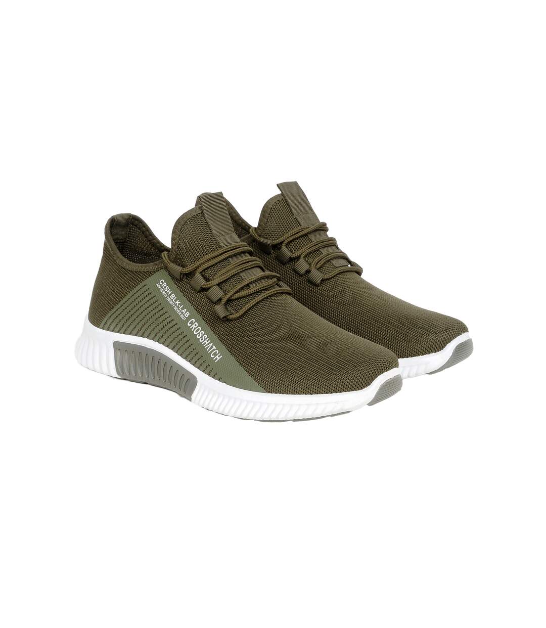 Baskets Nimbus Homme Vert Sombre Crosshatch-1