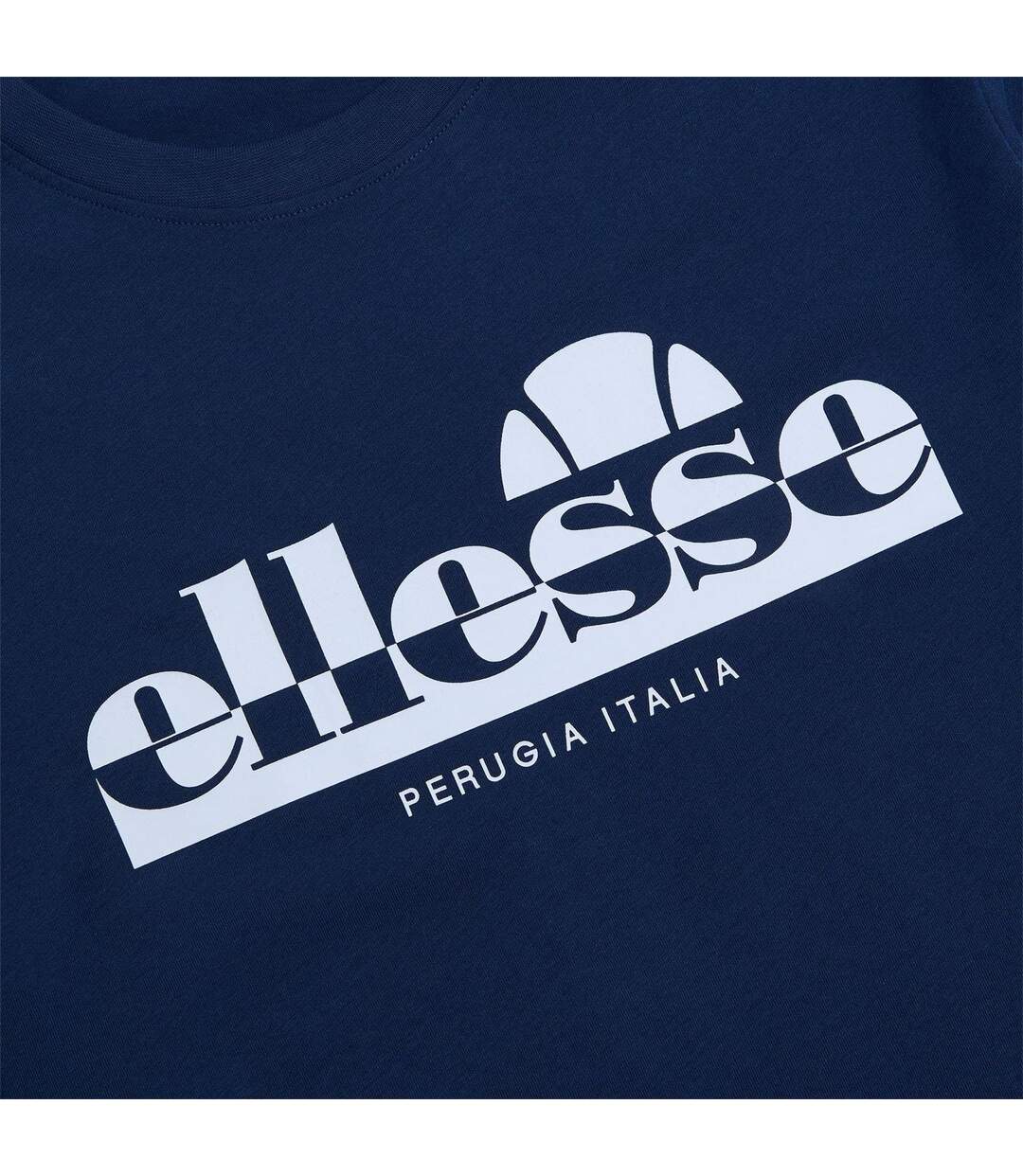 Mens Rillas Logo T-shirt Navy Ellesse-3