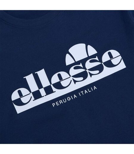 Mens Rillas Logo T-shirt Navy Ellesse