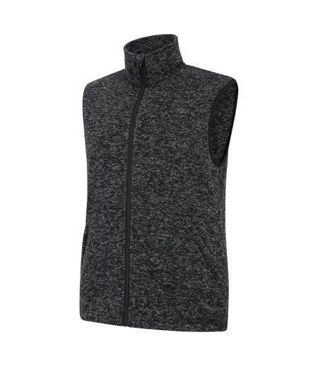 Mens idris fleece vest black Mountain Warehouse