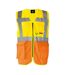 Gilet Haute Visibilité Executive Berlin Adulte Jaune Orange Korntex-1