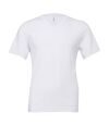 Canvas Mens Jersey Short Sleeve V-Neck T-Shirt (White) - UTBC2595