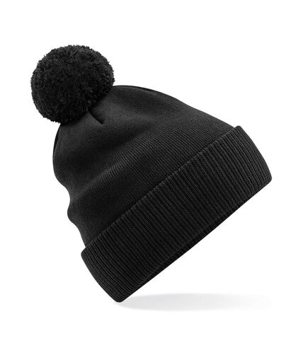 Beechfield Snowstar Cotton Beanie (Black)