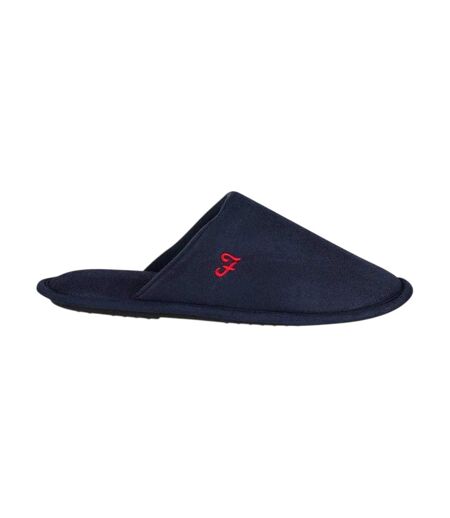 Mens Cullinan Flat Mule Slippers Navy Farah