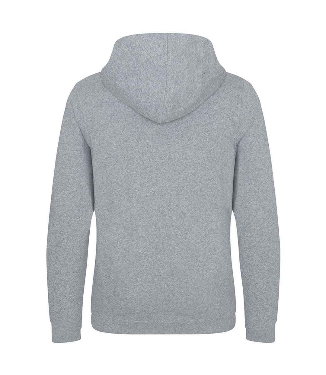 Mens lusaka regen ecologie hoodie heather grey Awdis-2