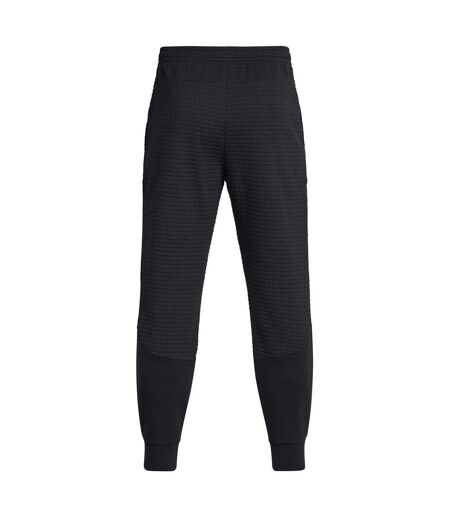 Mens Unstoppable Textured Slim Joggers Black Under Armour