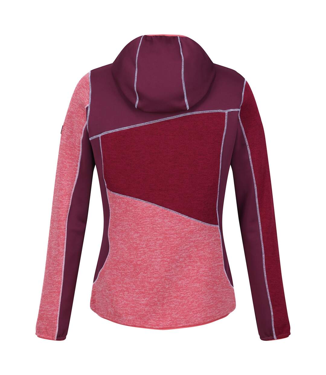 Womens/ladies Walbury Vi Marl Full Zip Fleece Jacket Mineral Red Rumba Red Regatta-2