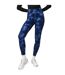 Legging Motif/style Acide Core Femme Bleu Marine Foncé USA Pro-3
