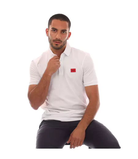 Polo Dereso232 Homme Blanc Hugo