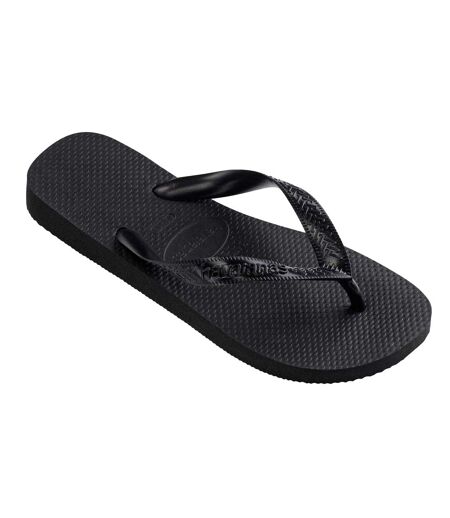 Unisex Adult Rubber Thong Strap Flip Flops Black Havaianas