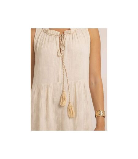 Robe longue gaze de coton IJELMA - Dona X Lisa