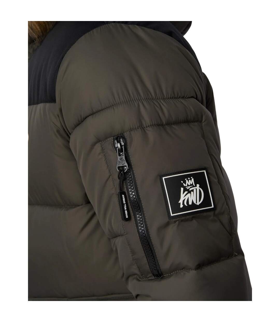 Mens Curvlay Parka Olive Kings Will Dream-4
