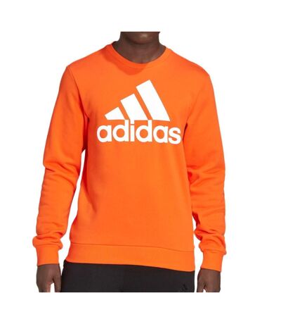 Sweat Orange Homme Adidas Big Logo - S