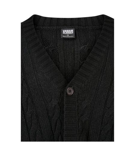 Mens boxy cardigan black Urban Classics