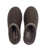 Womens/ladies Suede Platform Slippers Chocolate Jack Wills-4